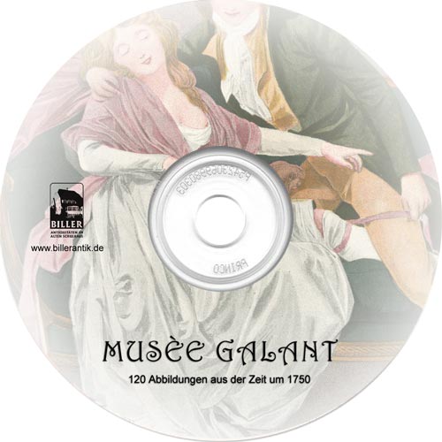 Musee Galant CD 120 erotische Bilder um 1780 Sammlung