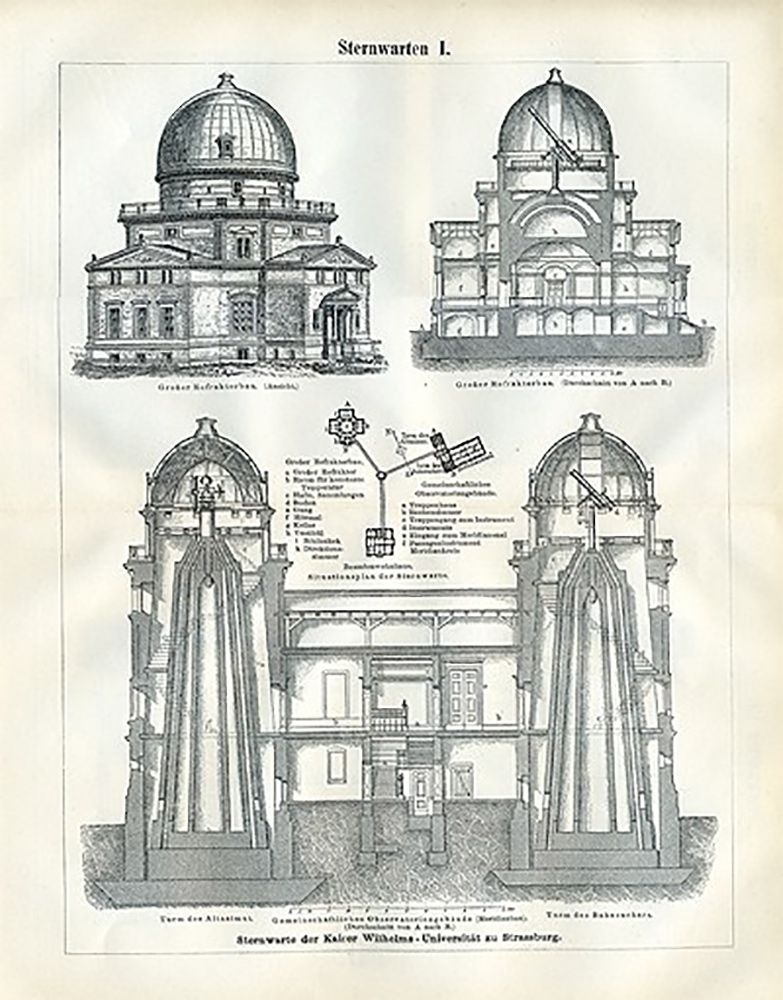Stern warten Nizza Kalifornien Strassburg Tafeln v 1892