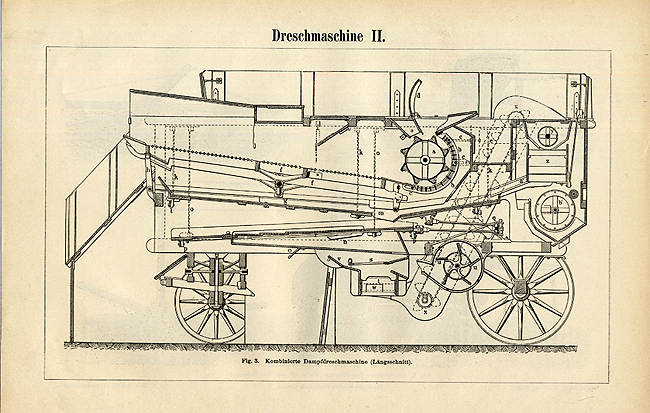 Text von 1902 BBB Heuerntemaschinen Aufzug Rechen 2 Originale Tafeln 16x25cm
